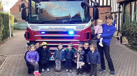 Local Heroes Visit Tudor House Nursery